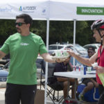 Starbucks Refreshers at HingePoint Tent - 2016 Collins Bike Rally