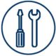 Tools icon that represents how HingePoint will create a unique MS Planner/MS Teams platform that achieves your custom business goals