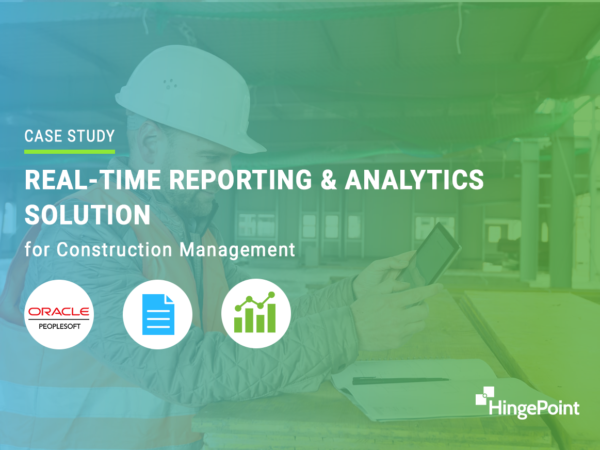 Real-time Reporting & Analytics Solution for Construction Management