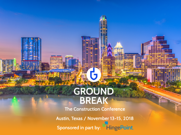 HingePoint Announces Groundbreak 2018 Conference Exhibitor