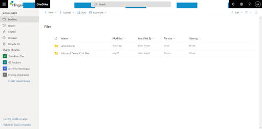 A Screenshot Of Onedrive, A Versatile Online Storage Platform Used By Companies For Centralized File Storage And Access.